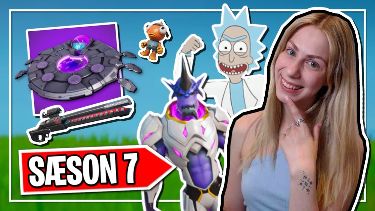 JEG REAGERER PÅ NY FORTNITE SÆSON + FIRST WIN