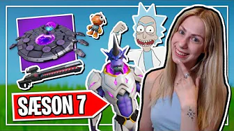 JEG REAGERER PÅ NY FORTNITE SÆSON + FIRST WIN