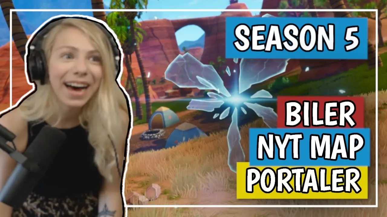 FØRSTE WINS I SEASON 5! (FORTNITE DANSK)