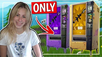 Vending Machine *ONLY * Challenge (FORTNITE DANSK)