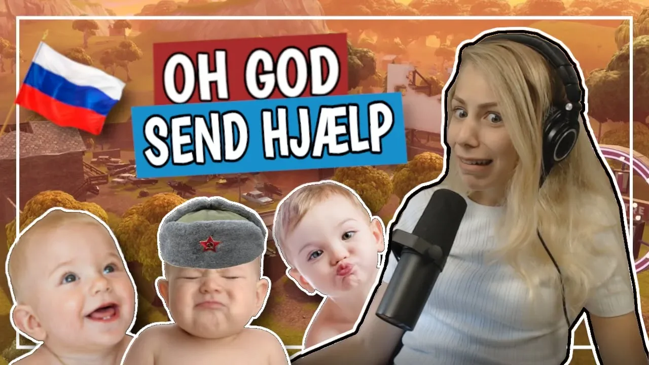 CARRIER ET RUSSISK HOLD *SJOVT* (FORTNITE DANSK)