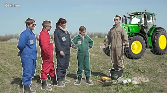 Familien Münster Besøger bondegård