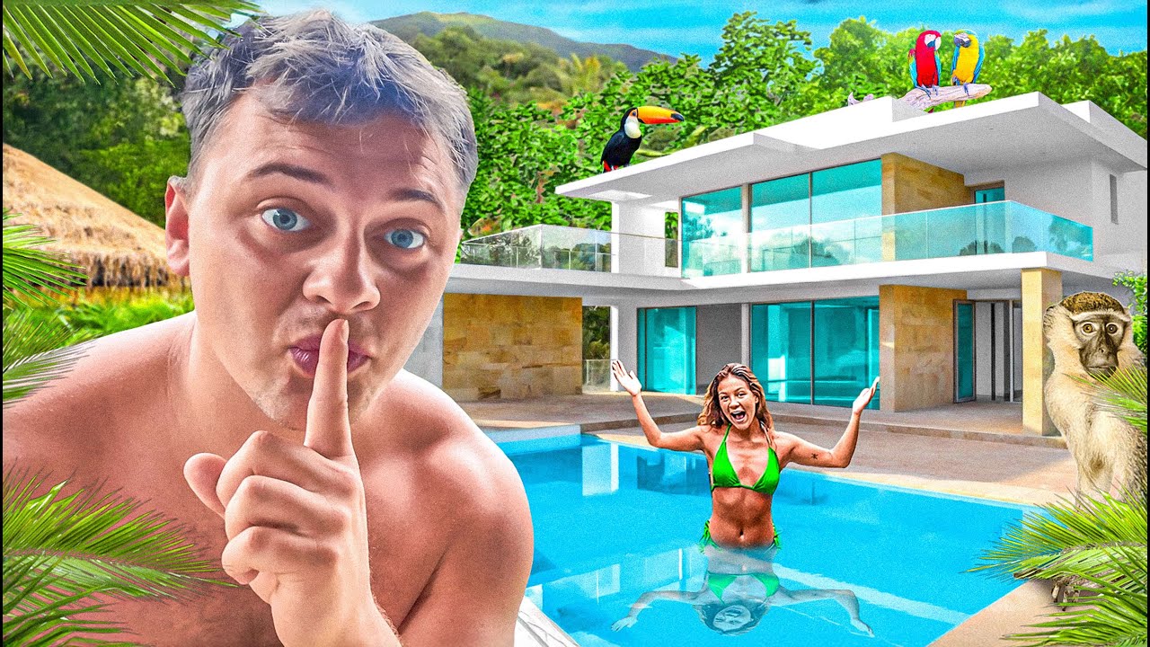 Overnatter i en Junglehytte