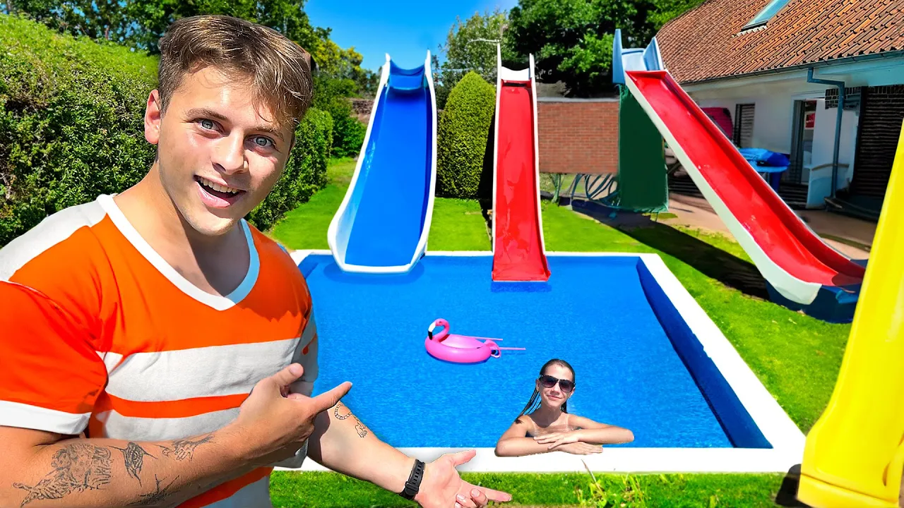 Laver et Badeland i min Have