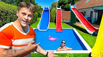 Laver et Badeland i min Have