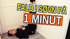 SÅDAN KAN DU FALDE I SØVN PÅ ET MINUT!