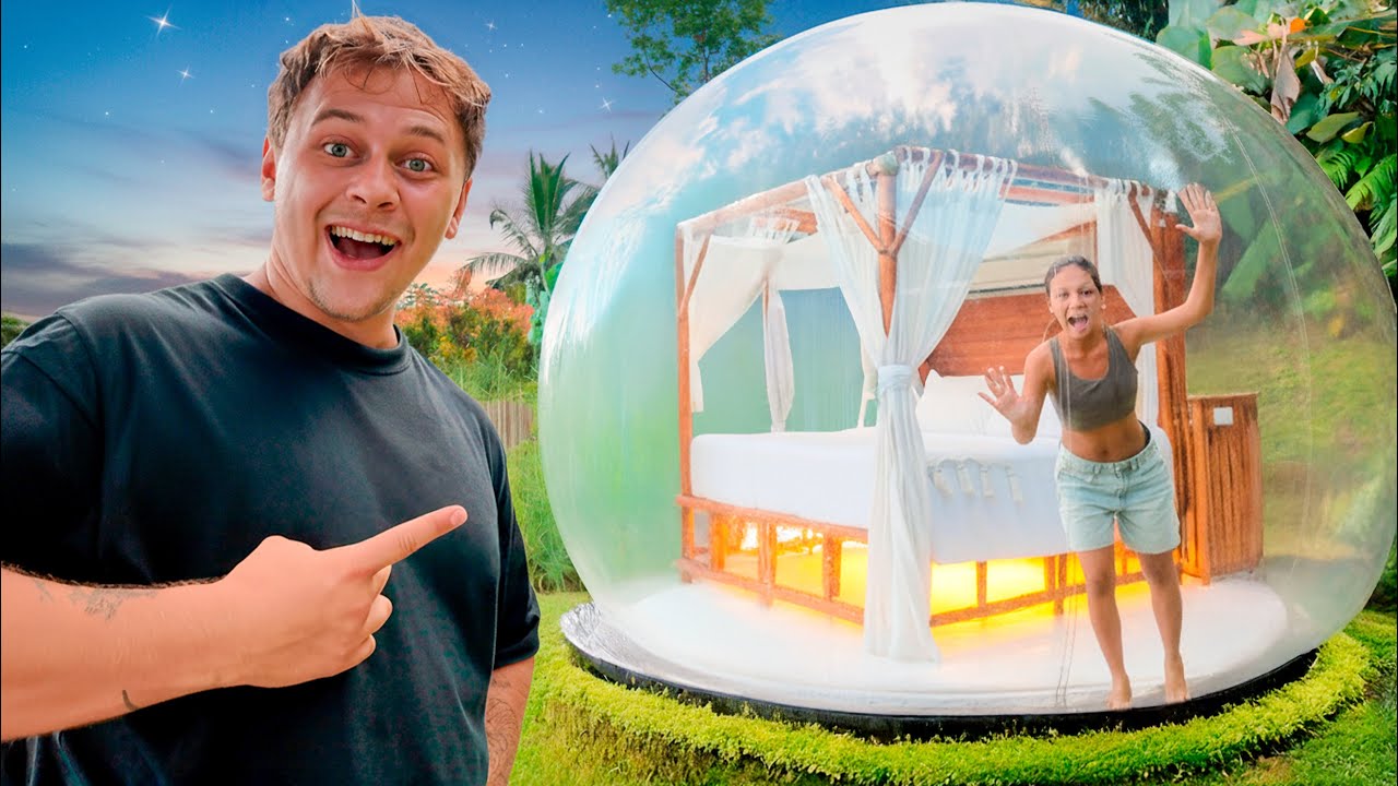 Overnatter i et gennemsigtigt luksus hotel!