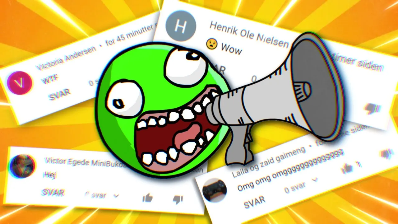 Jeg Giver Shoutout Til ALLE Kommentarer På Denne Video!