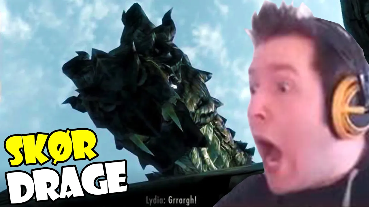 DRAGEN ER SKØR!! (TES: Skyrim) - Mewkel [Re-Upload]