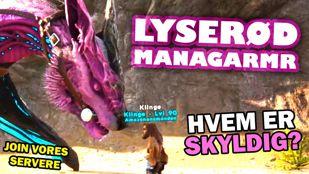 MYSTERIET OM DEN LYSERØDE MANAGARMR! (ARK: Survival Evolved) - Mewkel