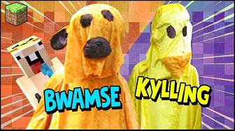 BAMSE OG KYLLING PÅ FRI FOD! (Minecraft) - Mewkel [Re-Upload]