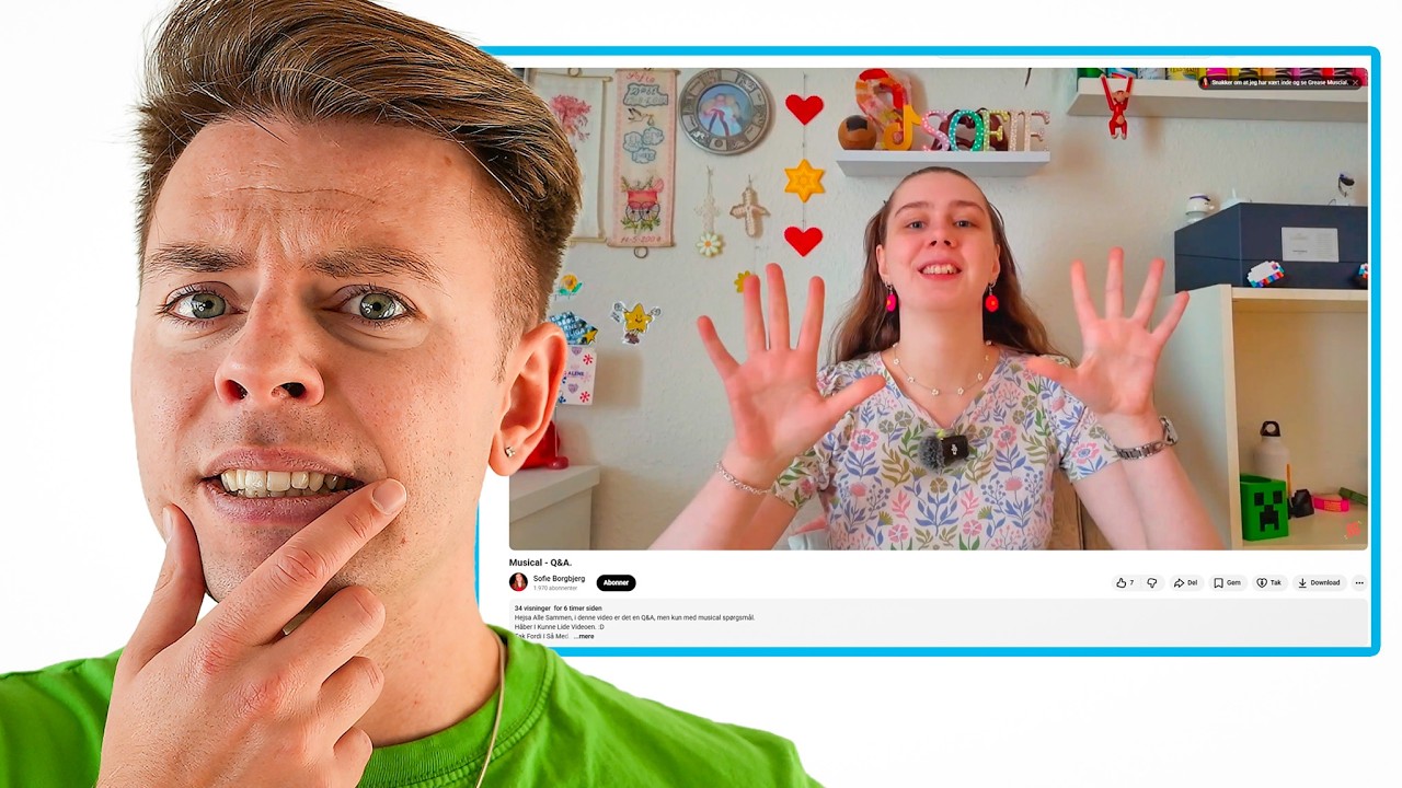 Reagerer på mine følgeres YouTube kanaler