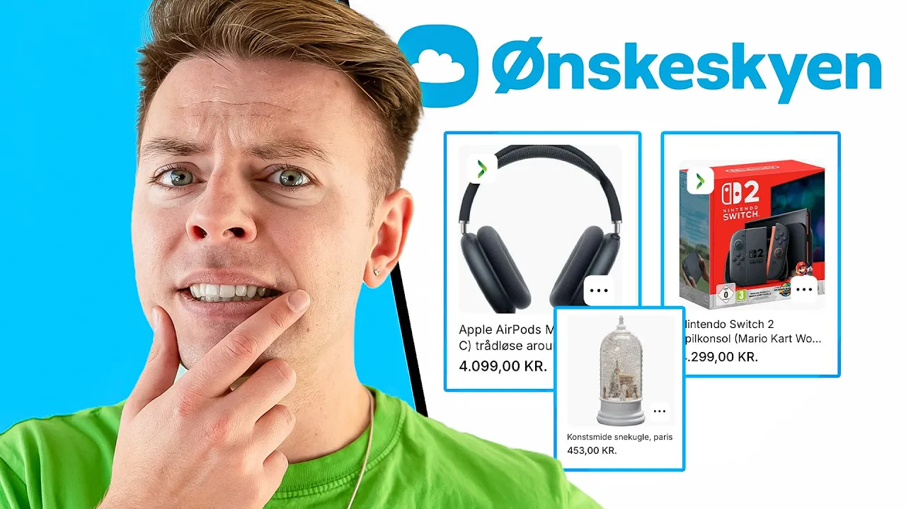 Mine julegave ønsker 2025