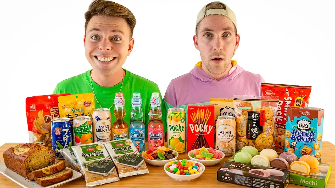 Smager mærkelige Asiatiske Snacks