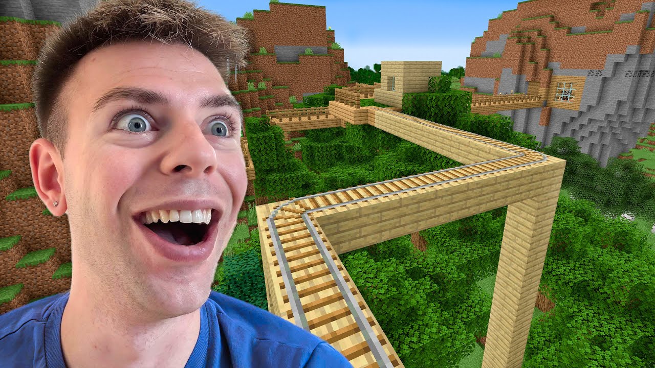 Bygger en kæmpe Togbane i Minecraft - Part 6
