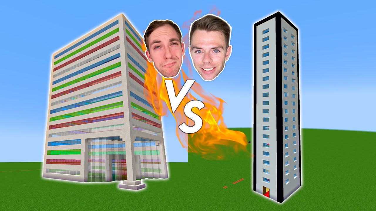 Hvem kan bygge det flotteste Højhus i Minecraft?