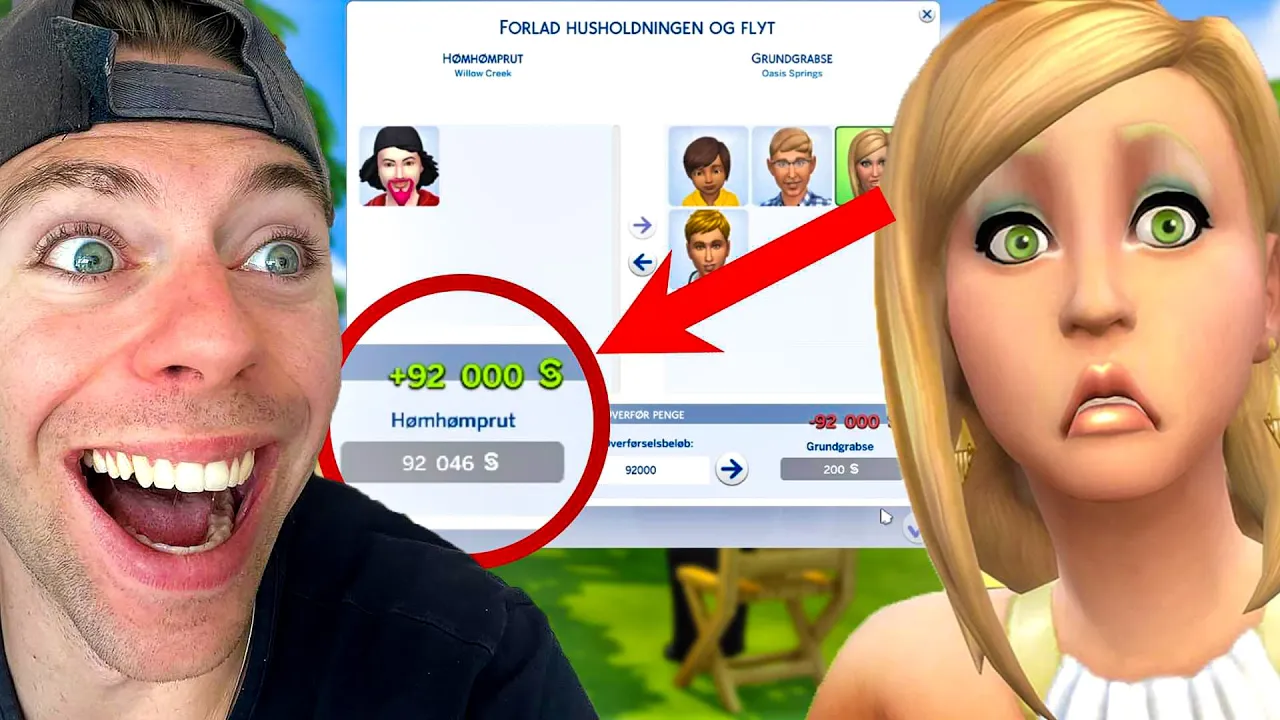Stjæler min kærestes penge i Sims 4!