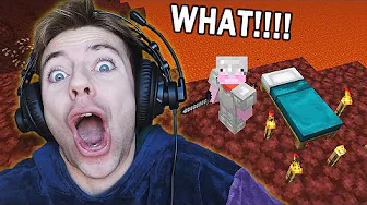 Jeg prøvede at overnatte i Nether Minecraft - Part 5