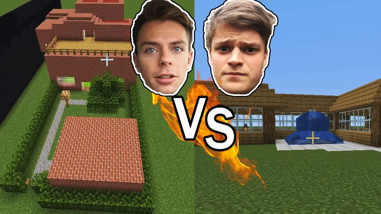 HVEM KAN BYGGE DET FLOTTESTE HUS I MINECRAFT?