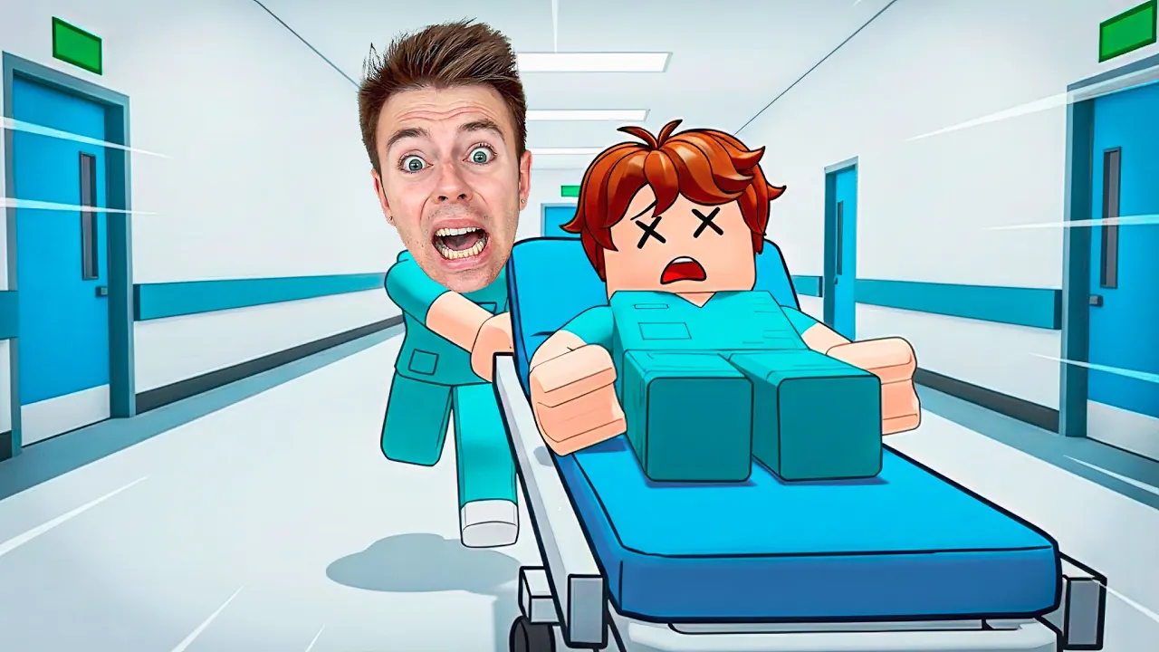 Jeg arbejder på Hospitalet i Roblox