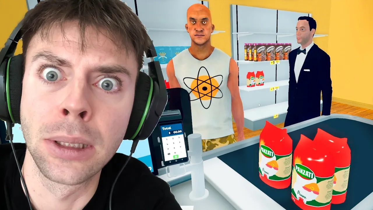 Jeg åbner min butik i SUPERMARKET SIMULATOR