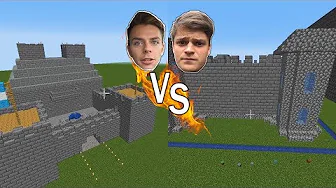 HVEM KAN BYGGE DET FLOTTESTE SLOT I MINECRAFT?