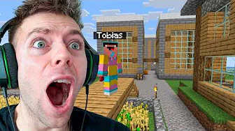 Bygger en bank i vores Minecraft By