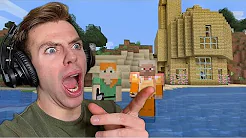 2 idioter bygger et Minecraft hus