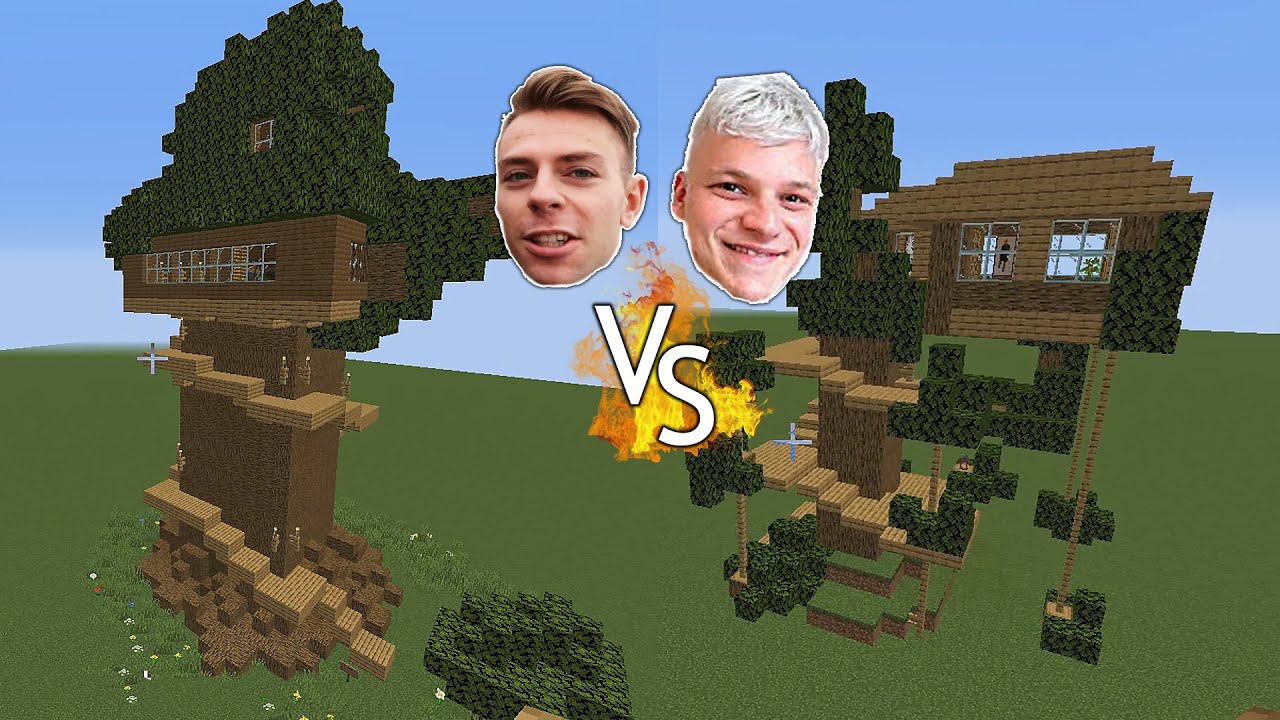 HVEM KAN BYGGE DET FLOTTESTE TRÆHUS I MINECRAFT?