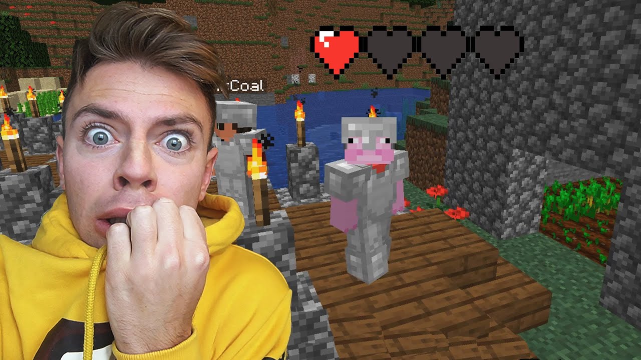 MINECRAFT, MEN VI HAR KUN ET LIV! (med Spillejan)