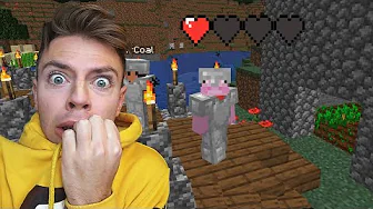 MINECRAFT, MEN VI HAR KUN ET LIV! (med Spillejan)