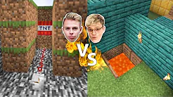 Minecraft krig! (Kristian VS Morten)