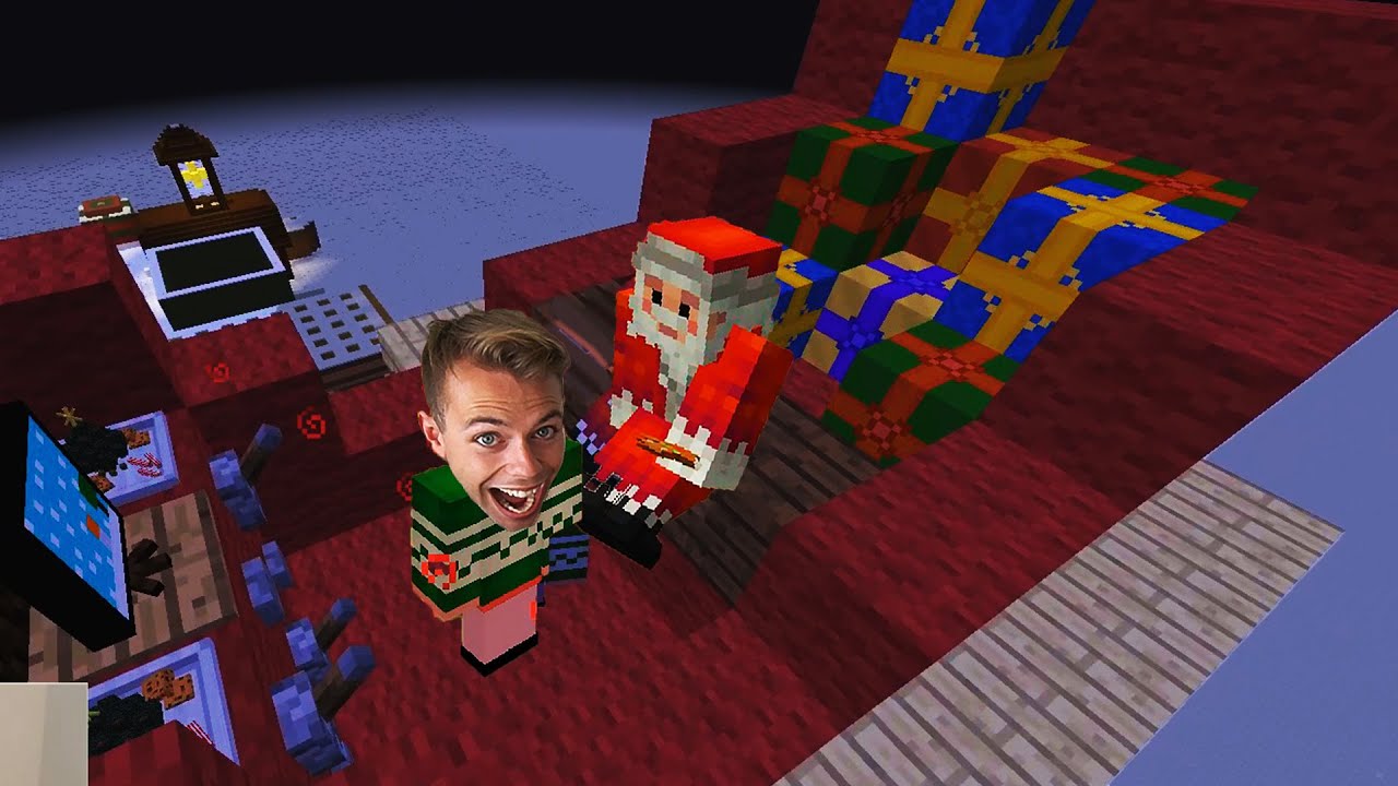 JULEMANDENS SLÆDE I MINECRAFT!