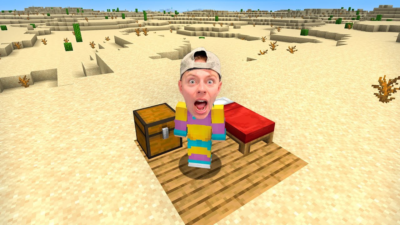 Minecraft, men der er kun sand