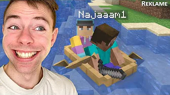 Morten og Naja på diamant jagt i Minecraft