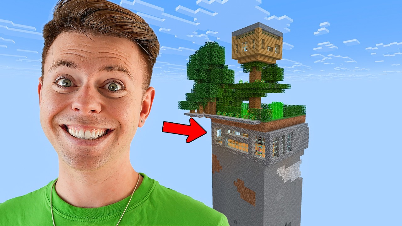 Bygger et nyt hus på vores ONE CHUNK i Minecraft