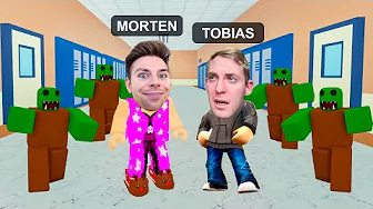 Tager i skole med zombier i Roblox