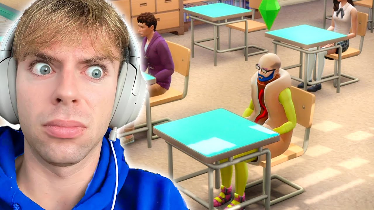 Min første skoledag i Sims 4