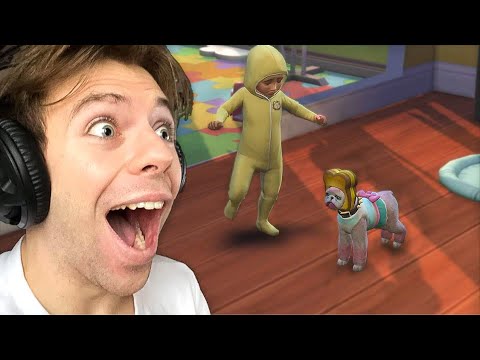 Vores nye kæledyr i Sims 4