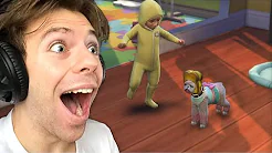 Vores nye kæledyr i Sims 4