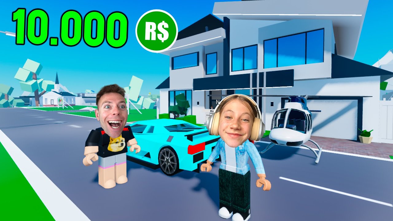 Overrasker min søster med 10.000 Robux