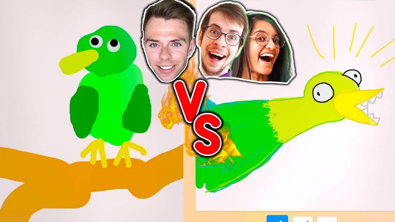 Hvem kan tegne den flotteste Fugl i Roblox?