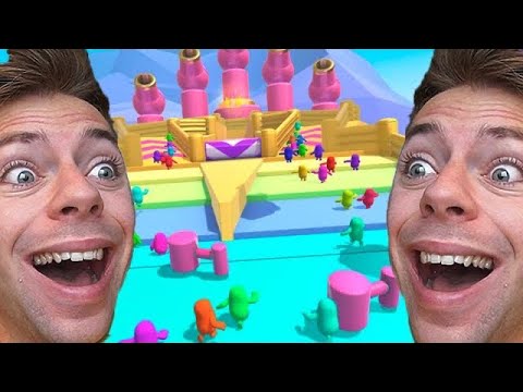 Prøver at få et WIN i Fall Guys