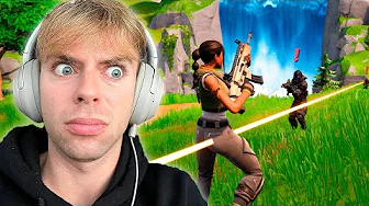 Morten og Kristian spiller Fortnite