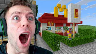 Bygger McDonald's i min Minecraft By