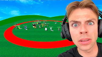 Den sidste der forlader cirklen vinder i Roblox!