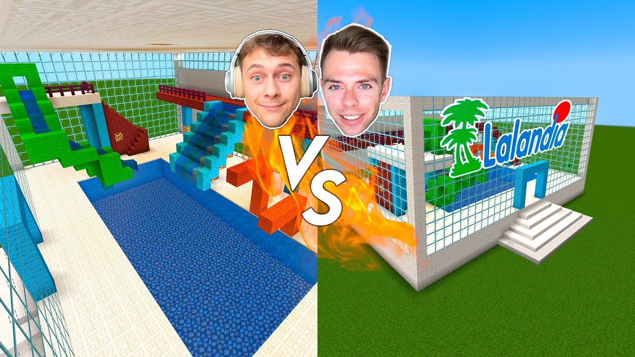 Hvem kan bygge det flotteste Lalandia i Minecraft?