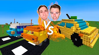 Hvem kan bygge den flotteste bil i Minecraft?