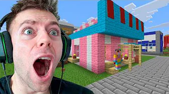 Bygger en Slikbutik i min Minecraft By