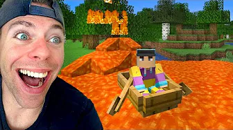 Minecraft, men jeg må ik forlade båden